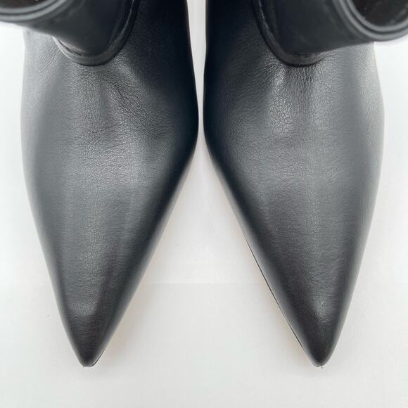 JW Anderson | Biker Kitten Heel Boot Black Pointed Toe Bootie 36 / US 6 - Picture 9 of 12